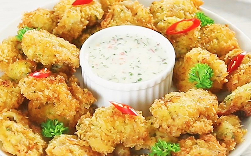 Sò lông chiên giòn